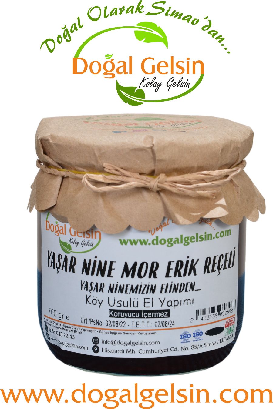 Doğal%20Gelsin%20Yaşar%20Nine%20Mor%20Erik%20Reçeli%20-%20700%20gr