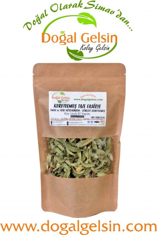 Doğal%20Gelsin%20Güneşte%20Kurutulmuş%20Taze%20Fasülye%20-%20100%20gr