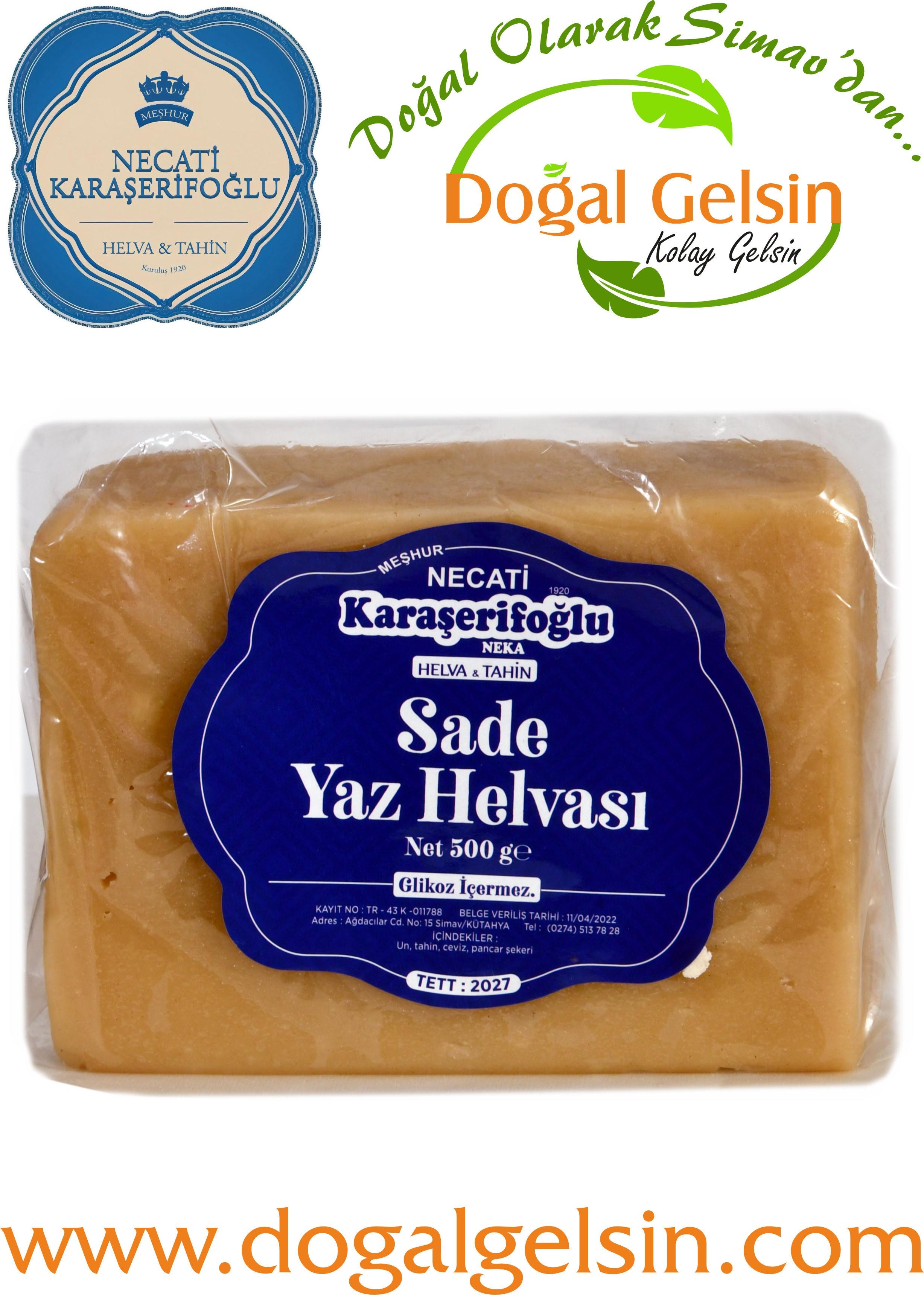 Necati%20Karaşerifoğlu%20Sade%20Yaz%20Helvası%20-%20500%20gr