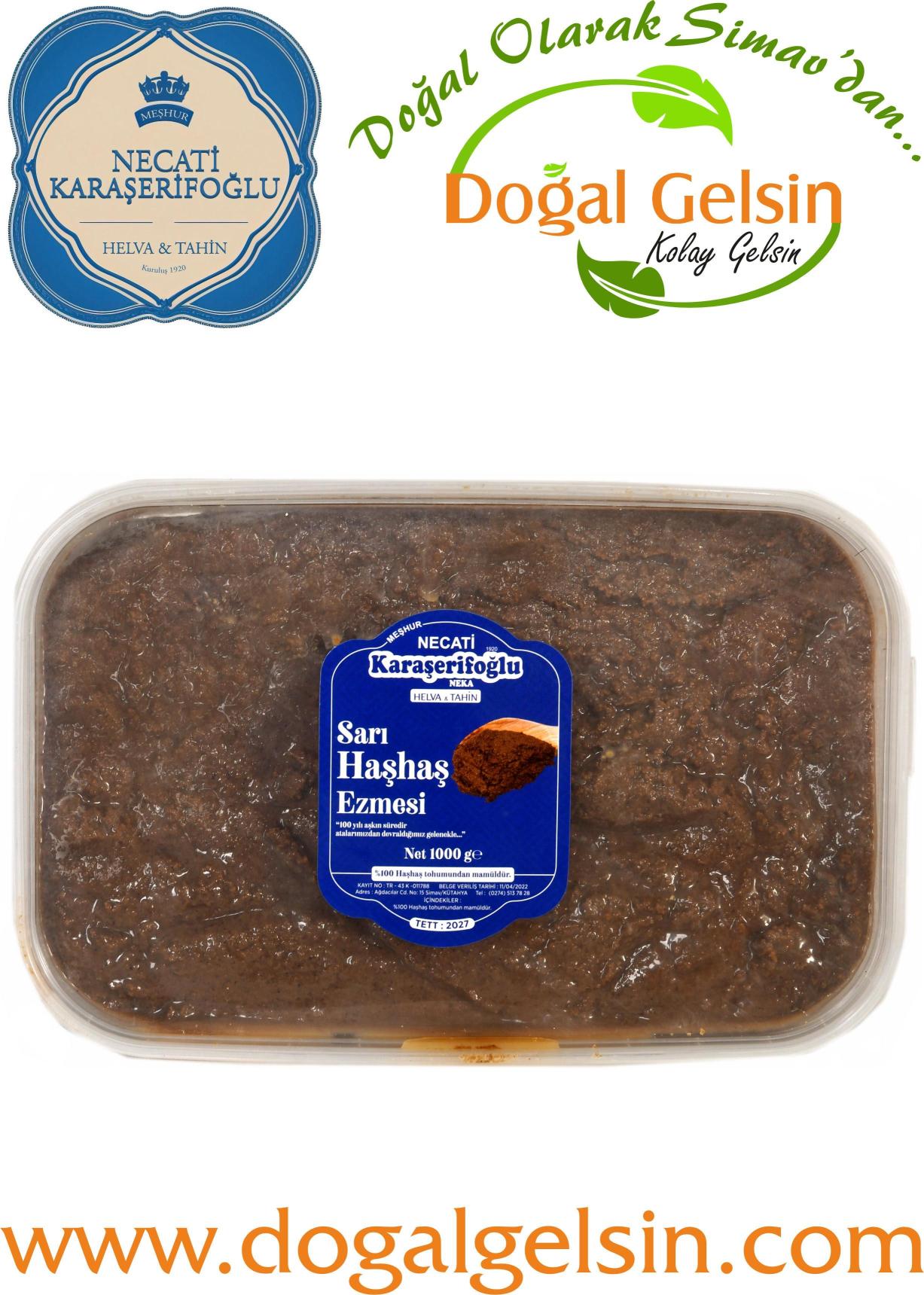 Necati%20Karaşerifoğlu%20Sarı%20Haşhaş%20Ezmesi%20-%20%201%20kg
