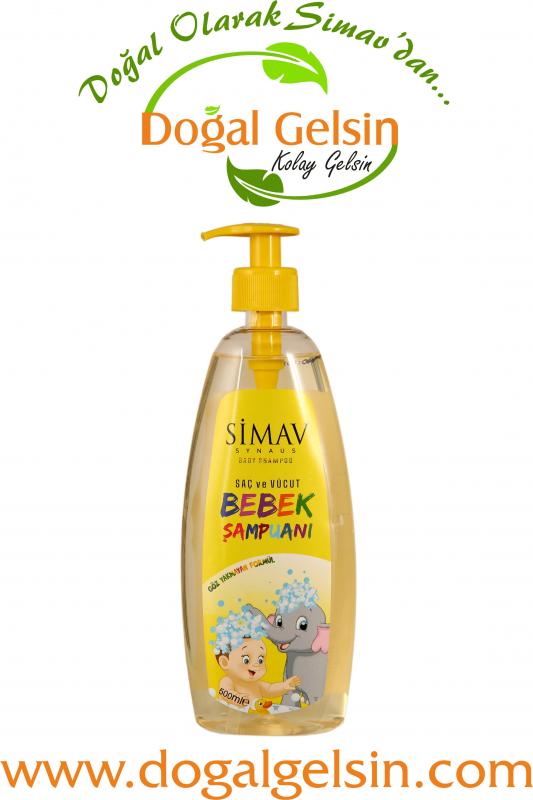 Simav%20Synaus%20Termal%20Sulu%20Bebek%20Saç%20ve%20Vücut%20Şampuanı%20-%20500%20ml