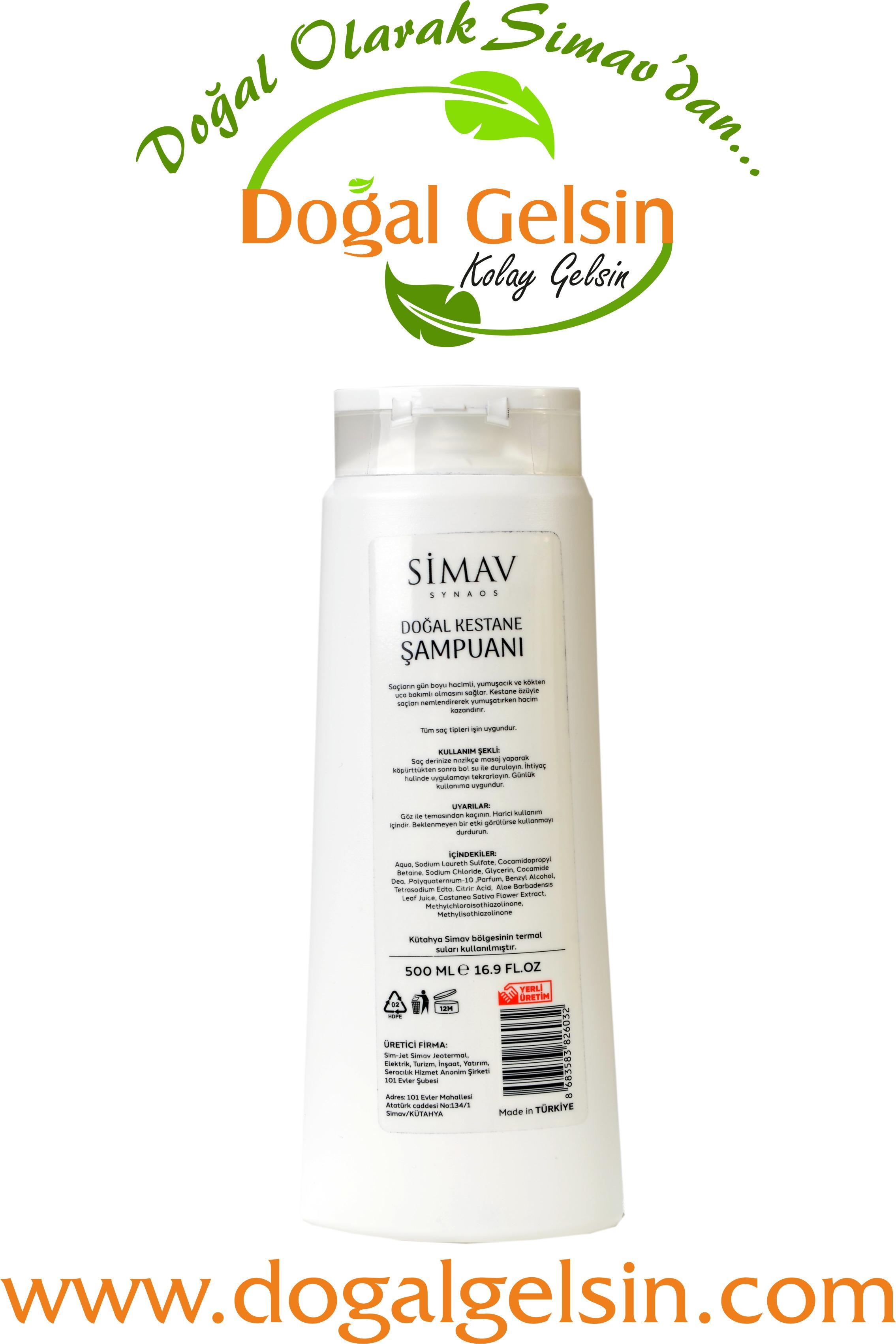 Simav%20Synaus%20Kestane%20Özlü%20ve%20Termal%20Sulu%20Şampuan%20Seti%202’li%20-%20500%20ml