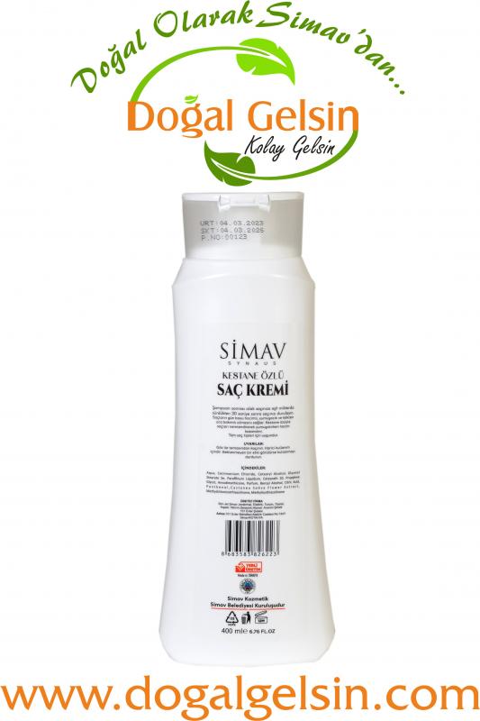 Simav%20Synaus%20Kestane%20Özlü%20Saç%20Kremi%20-%20400%20ml