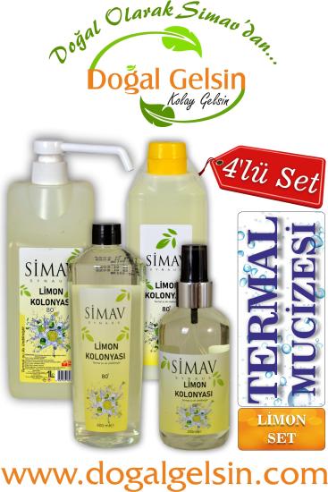 Simav Synaus Termal Sulu Limon Kolonyası Seti - 4’lü