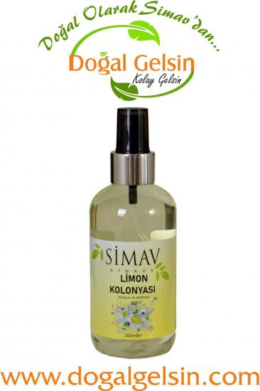 SİMAV Termal Sulu Limon Kolonyası Spreyli - 200 ml