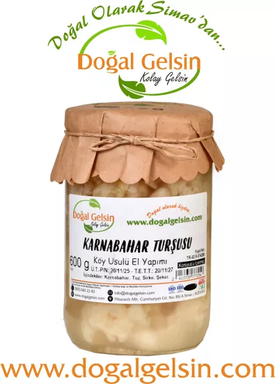 Doğal Gelsin Karnabahar Turşusu - 600 gr