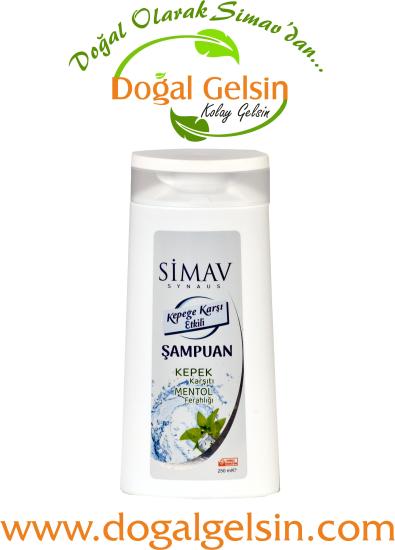 SİMAV Termal Sulu Kepeğe Karşı Etkili Mentollü Şampuan - 250 ml