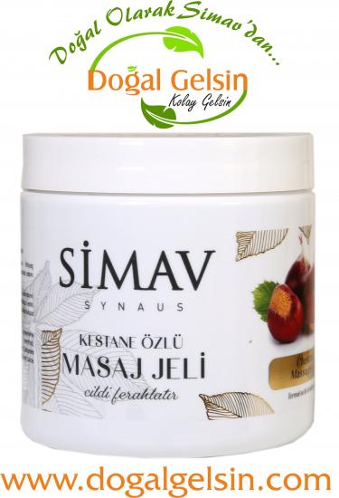 SİMAV Coğrafi İşaretli Kestane Özlü ve Termal Sulu Masaj Jeli - 500 ml