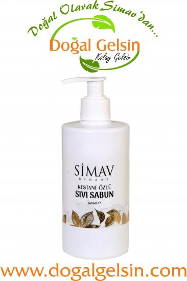 Simav Synaus Kestane Özlü ve Termal Sulu Sıvı Sabun - 340 ml