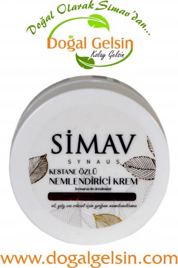 SİMAV Coğrafi İşaretli Kestane Özlü ve Termal Sulu Nemlendirici Krem - 50 ml