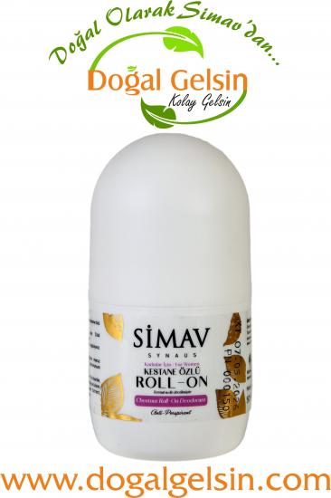 SİMAV Kadınlara Özel Coğrafi İşaretli Kestane Özlü ve Termal Sulu Roll-on - 50 ml